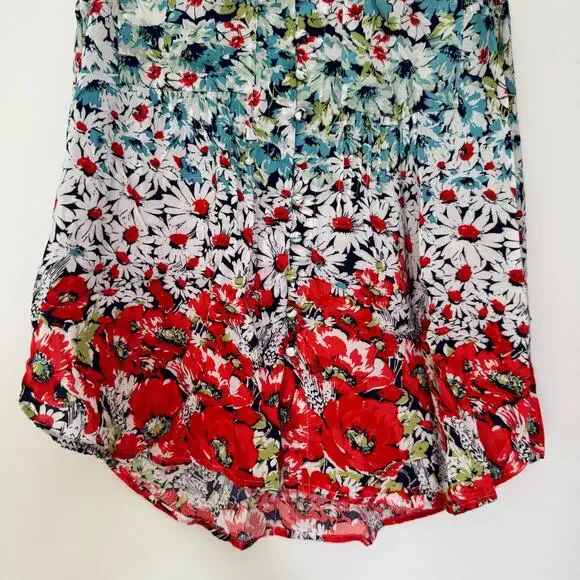 Limited Edition Conversations by Anthropologie 6/52 Floral Sleeveless Top - Picture 5 of 7